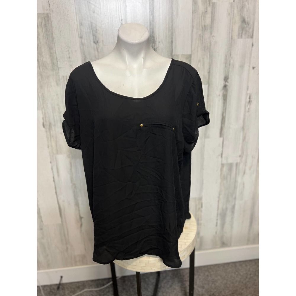 New look black blouse